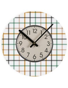 Horloge Murale Versa Peter Bois 4 x 30 x 30 cm