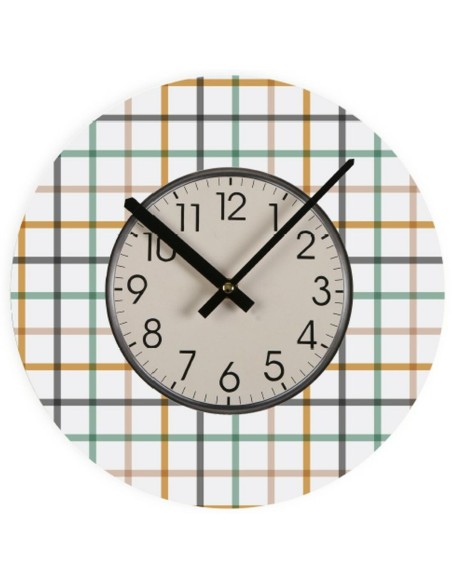 Horloge Murale Versa Peter Bois 4 x 30 x 30 cm