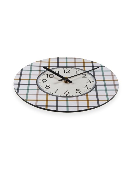Horloge Murale Versa Peter Bois 4 x 30 x 30 cm