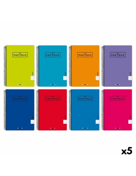 Cahier Papyrus 08-Uniclasic quarto 80 Volets (5 Unités)