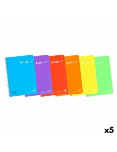 Cahier ENRI 80 Volets 90 g/m² (5 Unités)