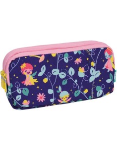 Trousse Fourre-Tout Triple Milan Fairy Tale Lila 20 x 11 x 6,5 cm