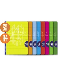 Cahier Lamela Multicouleur A4 (5 Unités) 2