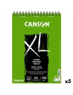 Bloc à dessin Canson XL Drawing Blanc A4 5 Unités 50 Volets 160 g/m2