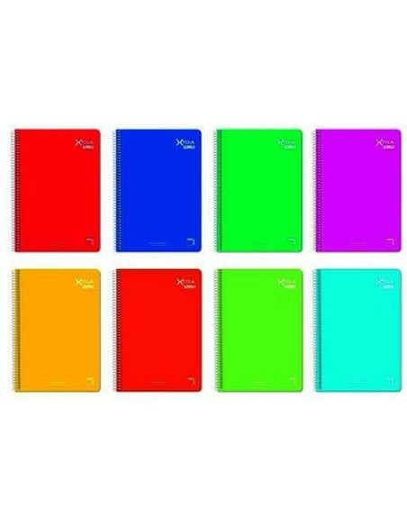 Cahier Pacsa Multicouleur Din A4 80 Volets 21,5 x 31,5 cm 5 Pièces