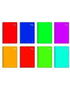 Cahier Pacsa Multicouleur Din A4 80 Volets 21,5 x 31,5 cm 5 Pièces
