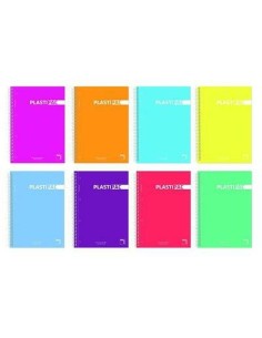 Cahier Pacsa Plastipac Multicouleur Din A4 80 Volets 21,5 x 31,5 cm 5 Pièces