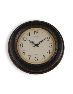Horloge Murale Versa Antique Plastique 4,5 x 51 x 51 cm