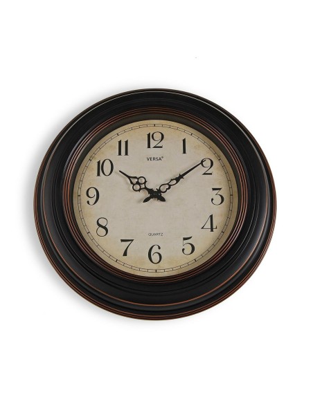 Horloge Murale Versa Antique Plastique 4,5 x 51 x 51 cm