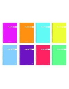 Cahier Pacsa Plastipac Multicouleur Din A4 80 Volets 21,5 x 31,5 cm 5 Pièces