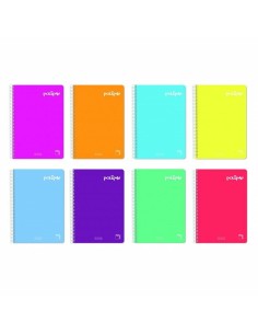Cahier Pacsa Polipac Multicouleur Blanc Din A4 5 Pièces 80 Volets