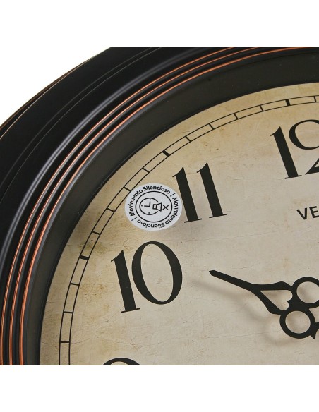 Horloge Murale Versa Antique Plastique 4,5 x 51 x 51 cm
