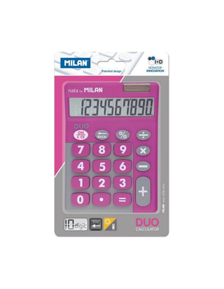 Calculatrice Milan Blanc Rose 14,5 x 10,6 x 2,1 cm