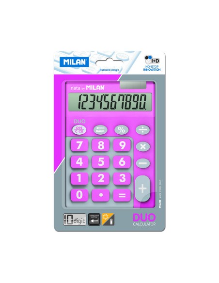 Calculatrice Milan Blanc Rose 14,5 x 10,6 x 2,1 cm