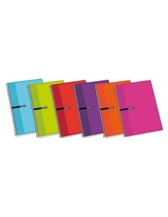 Cahier ENRI Multicouleur Din A4 80 Volets (5 Unités) 2