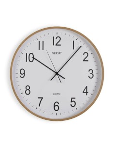 Horloge Murale Versa Plastique Quartz Bois MDF 5,2 x 50 x 50 cm