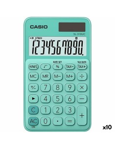 Calculatrice Casio SL-310UC Vert (10 Unités)