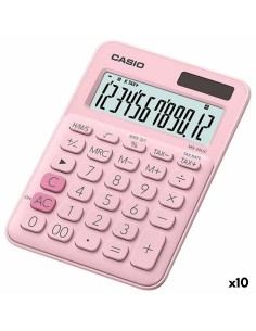 Calculatrice Casio MS-20UC Rose 2,3 x 10,5 x 14,95 cm (10 Unités)