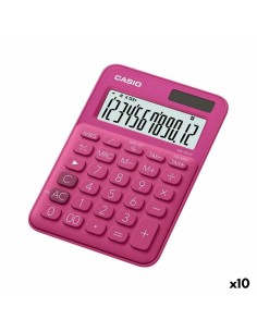Calculatrice Casio MS-20UC Fuchsia 2,3 x 10,5 x 14,95 cm (10 Unités)