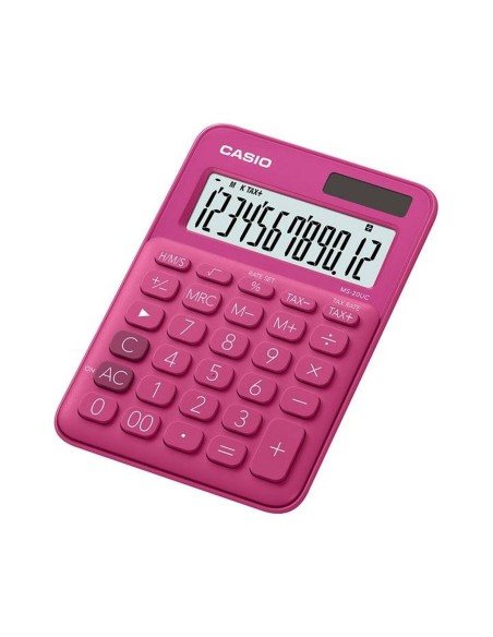 Calculatrice Casio MS-20UC Fuchsia 2,3 x 10,5 x 14,95 cm (10 Unités)