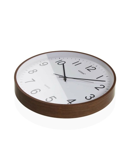 Horloge Murale Versa Plastique Quartz Bois MDF 5,5 x 40 x 40 cm