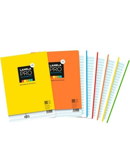 Lames de rechange Lamela Multicouleur A4 100 Volets 4 mm (5 Unités)