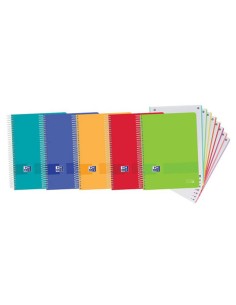 Lot de cahiers Oxford Multicouleur A4 160 Volets (5 Unités) 2