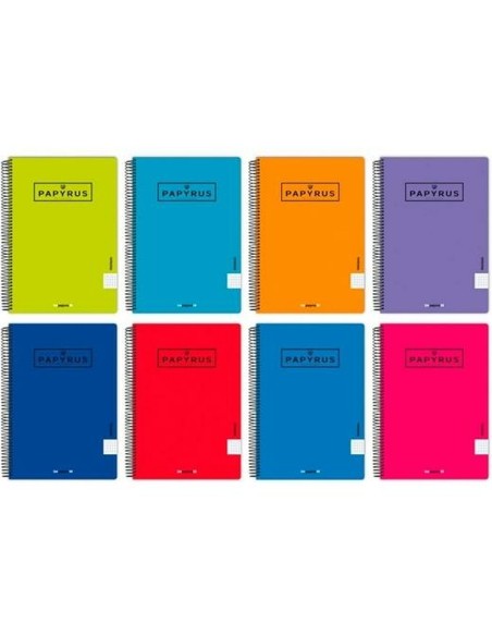 Cahier Papyrus 80 Volets quarto (5 Unités)