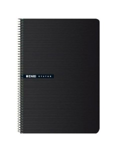 Cahier ENRI Status 100 Volets A4 Noir (5 Unités) 2