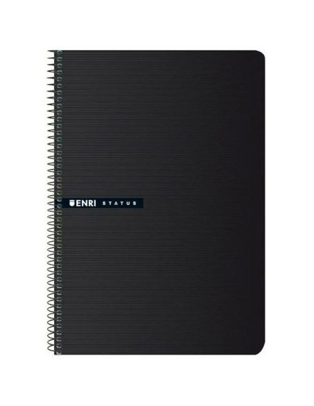 Cahier ENRI Status 100 Volets A4 Noir (5 Unités)