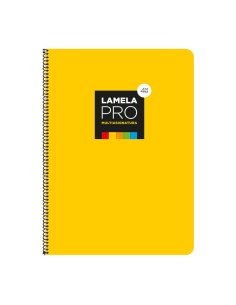 Cahier Lamela Jaune Din A4 5 Pièces 100 Volets