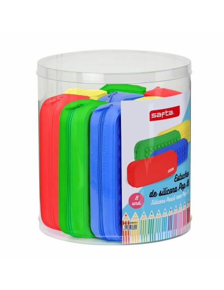 Trousse d'écolier Safta Pop It Lot (8 Pièces)