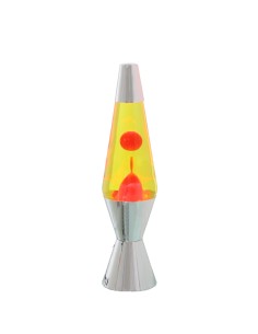 Lampe à Lave Alexandra House Living Jaune Rose Métal 9 x 37 x 9 cm