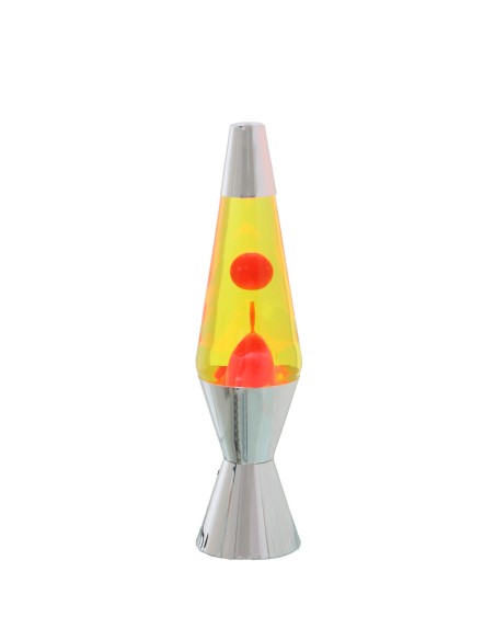 Lampe à Lave Alexandra House Living Jaune Rose Métal 9 x 37 x 9 cm