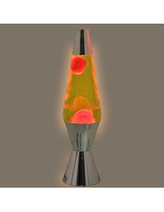 Lampe à Lave Alexandra House Living Jaune Rose Métal 9 x 37 x 9 cm 2