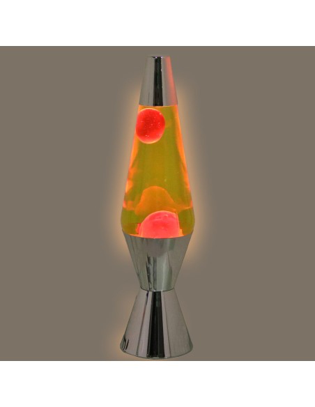 Lampe à Lave Alexandra House Living Jaune Rose Métal 9 x 37 x 9 cm