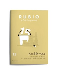 Cahier de maths Rubio Nº15 A5 Espagnol 20 Volets (10 Unités) 2