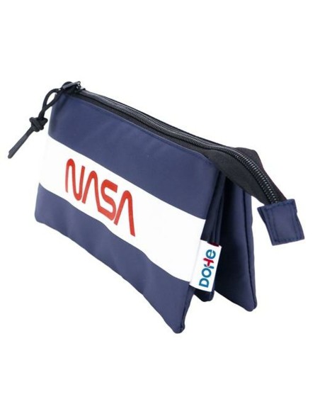 Trousse Fourre-Tout Triple DOHE Nasa Flag Bleu