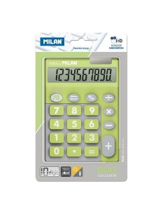 Calculatrice Milan DUO Vert 14,5 x 10,6 x 2,1 cm