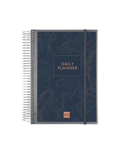 Agenda Finocam Bleu foncé 15,5 x 21,2 cm