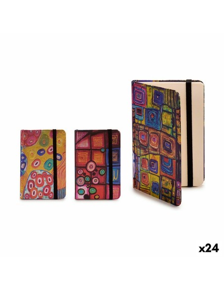 Bloc de Notes Pincello B7 100 Volets 9 x 1 x 14 cm Carreaux (24 Unités)