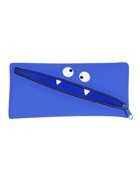 Trousse d'écolier Safta   Visage 22 x 11 x 1 cm Bleu