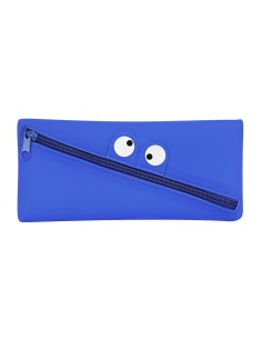 Trousse d'écolier Safta   Visage 22 x 11 x 1 cm Bleu 2