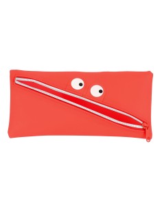 Trousse d'écolier Safta   Visage 22 x 11 x 1 cm Rouge