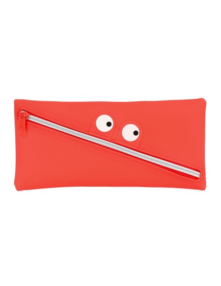 Trousse d'écolier Safta   Visage 22 x 11 x 1 cm Rouge