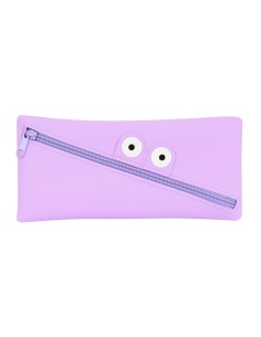 Trousse d'écolier Safta   Visage 22 x 11 x 1 cm Lila 2