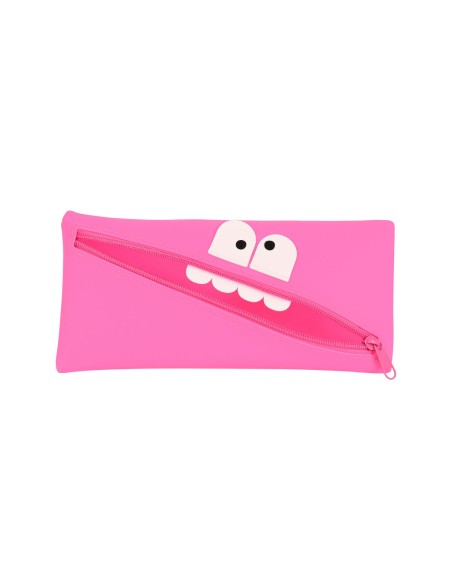 Trousse d'écolier Safta   Visage 22 x 11 x 1 cm Fuchsia