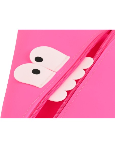 Trousse d'écolier Safta   Visage 22 x 11 x 1 cm Fuchsia