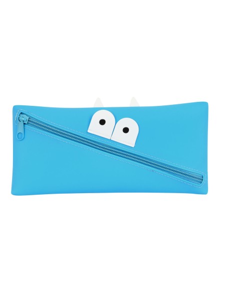 Trousse d'écolier Safta   Visage 22 x 11 x 1 cm Bleu