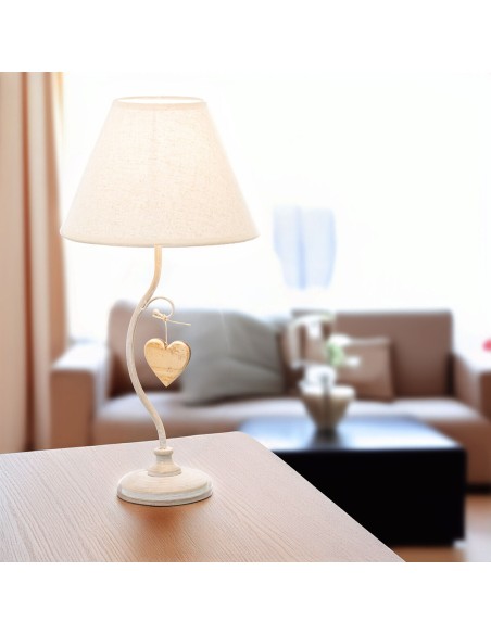 Lampe de bureau Alexandra House Living Blanc Métal 40 W 23 x 48 x 23 cm
